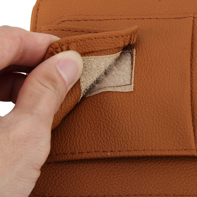 FUDAOCHE Multi-functional Auto Car Sun Visor Sunglass Holder Card CD Storage Holder Pouch Bag