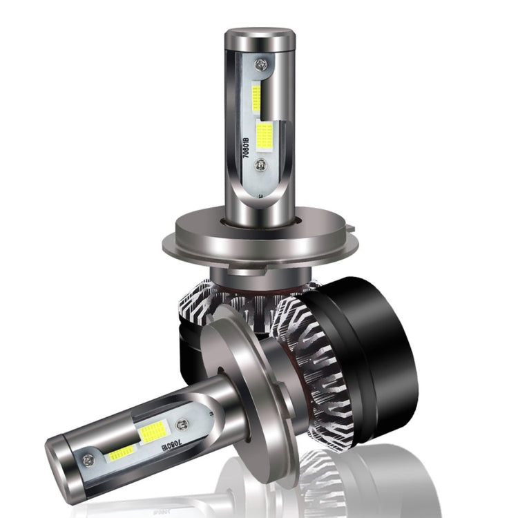 2 PCS D6 H4 / HB2 / 9003 25W 6000K 2500LM IP65 Car LED Headlight Lamps, DC 12V