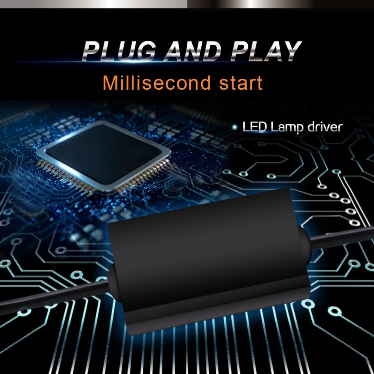 2 PCS D6 H4 / HB2 / 9003 25W 6000K 2500LM IP65 Car LED Headlight Lamps, DC 12V