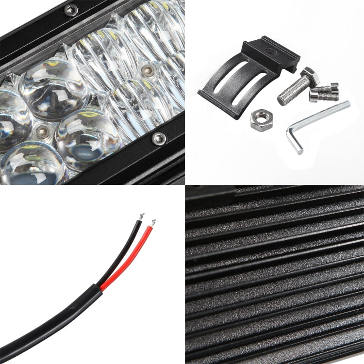 DC 10-30V 210W 21000LM 6000K Waterproof IP68 Vehicle Car Boat Marine External 5D Optical Work Lights Emergency Lights Adjustable 10 Degree Spot/40 Degree Flood Light LED Car Bulbs with 42 Intense CREE Lights (White Light)