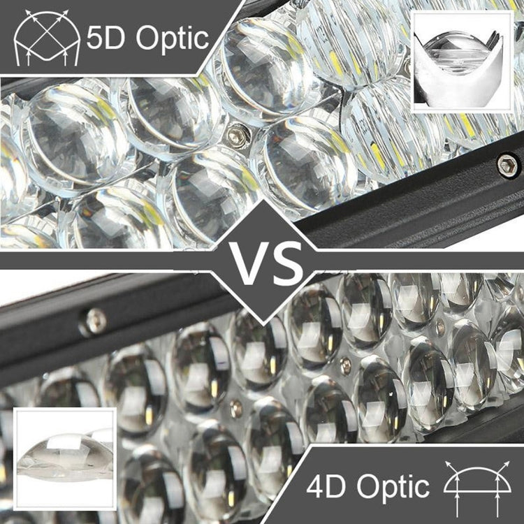 DC 10-30V 120W 12000LM 6000K Waterproof IP68 Vehicle Car Boat Marine External 5D Optical Work Lights Emergency Lights Adjustable 40 Degree Flood Light LED Car Bulbs with 24 Intense CREE Lights(White Light)