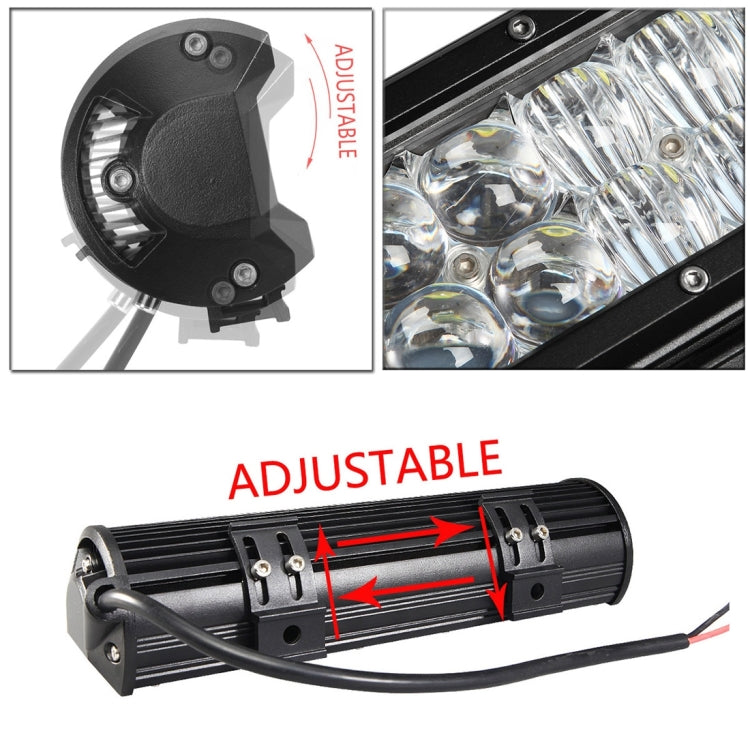 DC 10-30V 120W 12000LM 6000K Waterproof IP68 Vehicle Car Boat Marine External 5D Optical Work Lights Emergency Lights Adjustable 10 Degree Spot/40 Degree Flood Light LED Car Bulbs with 24Intense CREE Lights (White Light)