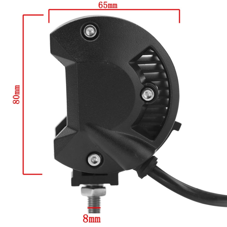 DC 10-30V 120W 12000LM 6000K Waterproof IP68 Vehicle Car Boat Marine External 5D Optical Work Lights Emergency Lights Adjustable 10 Degree Spot/40 Degree Flood Light LED Car Bulbs with 24Intense CREE Lights (White Light)