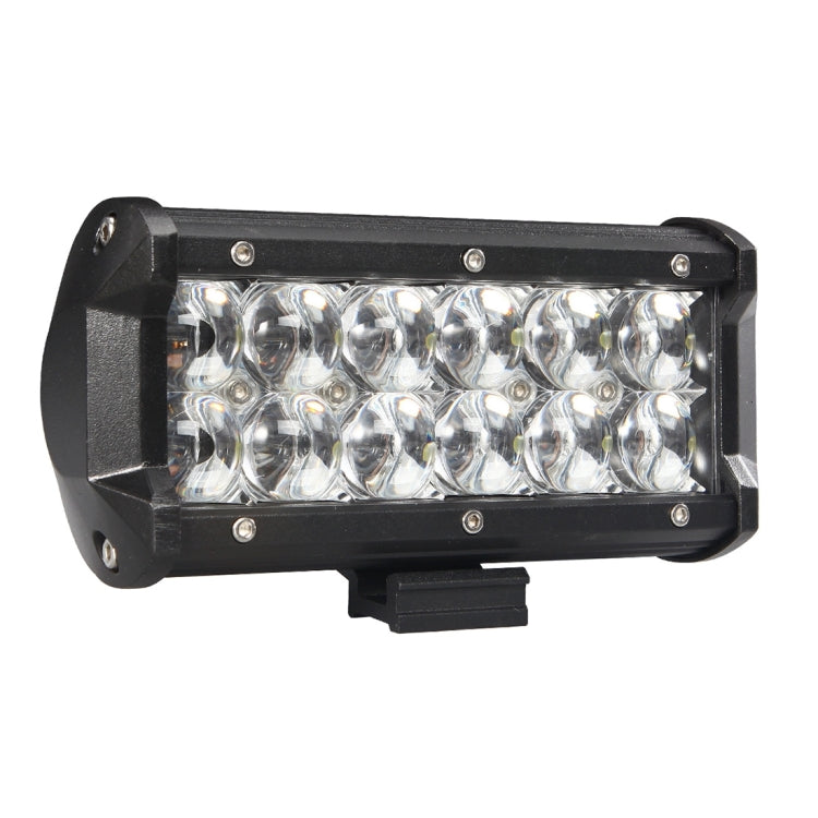 DC 10-30V 60W 6000LM 6000K Waterproof IP68 Vehicle Car Boat Marine External 5D Optical Work Lights Emergency Lights 10 Degrees Adjustable SpotLight LED Car Bulbs with 12 Intense CREE Lights (White Light)
