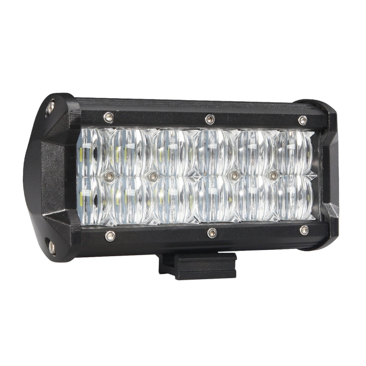 DC 10-30V 60W 6000LM 6000K Waterproof IP68 Vehicle Car Boat Marine External 5D Optical Work Lights Emergency Lights 40 Degrees Adjustable Flood Light LED Car Bulbs with 12 Intense CREE Lights (White Light)