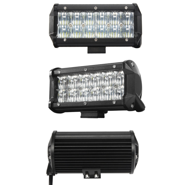 DC 10-30V 60W 6000LM 6000K Waterproof IP68 Vehicle Car Boat Marine External 5D Optical Work Lights Emergency Lights 40 Degrees Adjustable Flood Light LED Car Bulbs with 12 Intense CREE Lights (White Light)