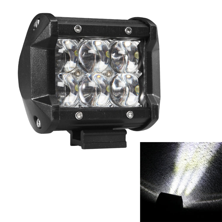 DC 10-30V 30W 3000LM 6000K Waterproof IP68 Vehicle Car Boat Marine External 5D Optical Work Lights Emergency Lights 10 Degrees Adjustable Spot Light LED Car Bulbs with 6 Intense CREE Lights (White Light)