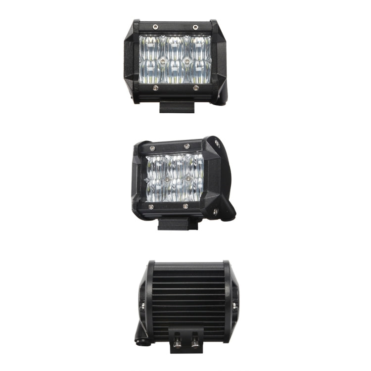 DC 10-30V 30W 3000LM 6000K Waterproof IP68 Vehicle Car Boat Marine External 5D Optical Work Lights Emergency Lights 40 Degrees Adjustable Flood Light LED Car Bulbs with 6 Intense CREE Lights(White Light)