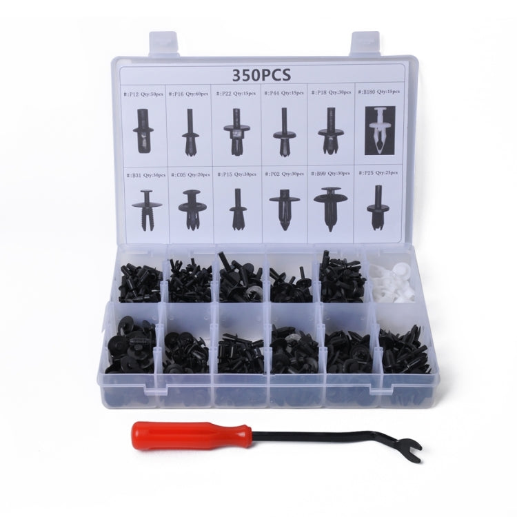 350 PCS Universal Car Retainer Clips Assortment Car Panel Trim Plastic Fasteners Rivet Clips Set