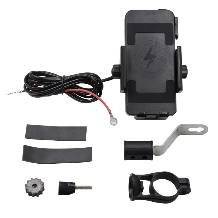 Motorcycle Phone Wireless Charger Holder Qi Fast Charging Bracket Holder