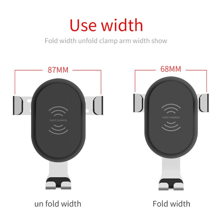 BQ001 10W Car QC 3.0 Fast Charging Wireless Charger