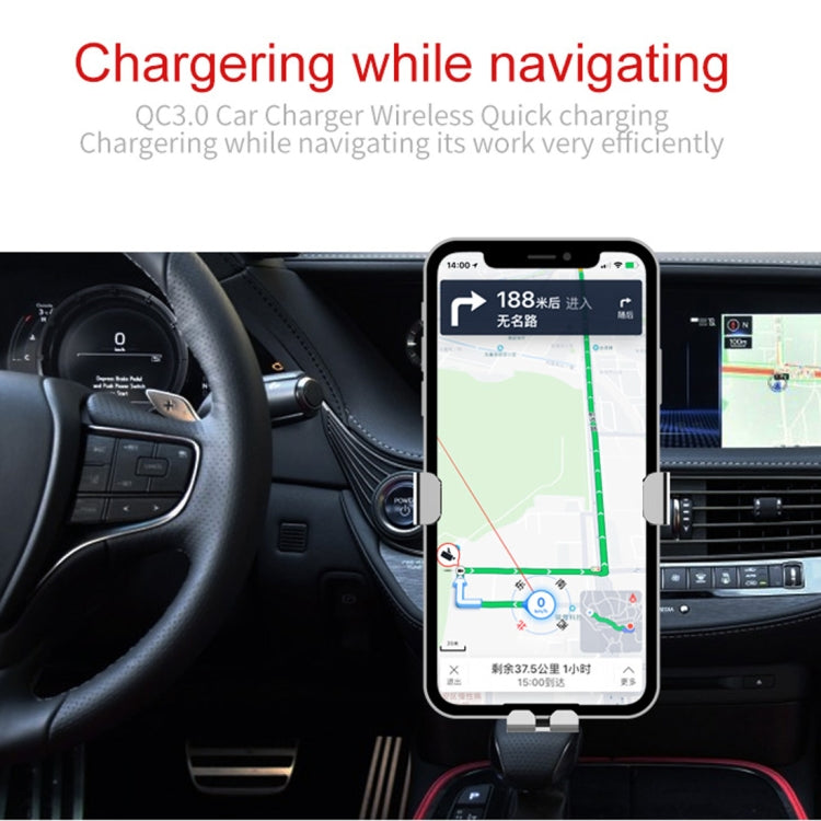 BQ001 10W Car QC 3.0 Fast Charging Wireless Charger