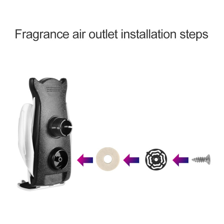 T2 Car Smart Sensor Mobile Phone Holder Bracket with Aromatherapy