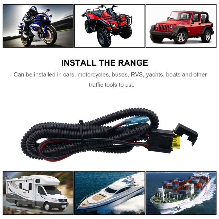 Car 20A 1.5m Extension Wiring Harness with Fuse Line Wire