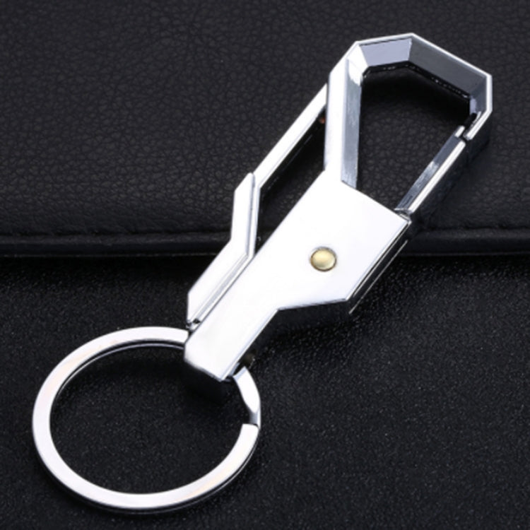 10 PCS Metal Keychain Men Car Creative Pendant, Random Color Delivery