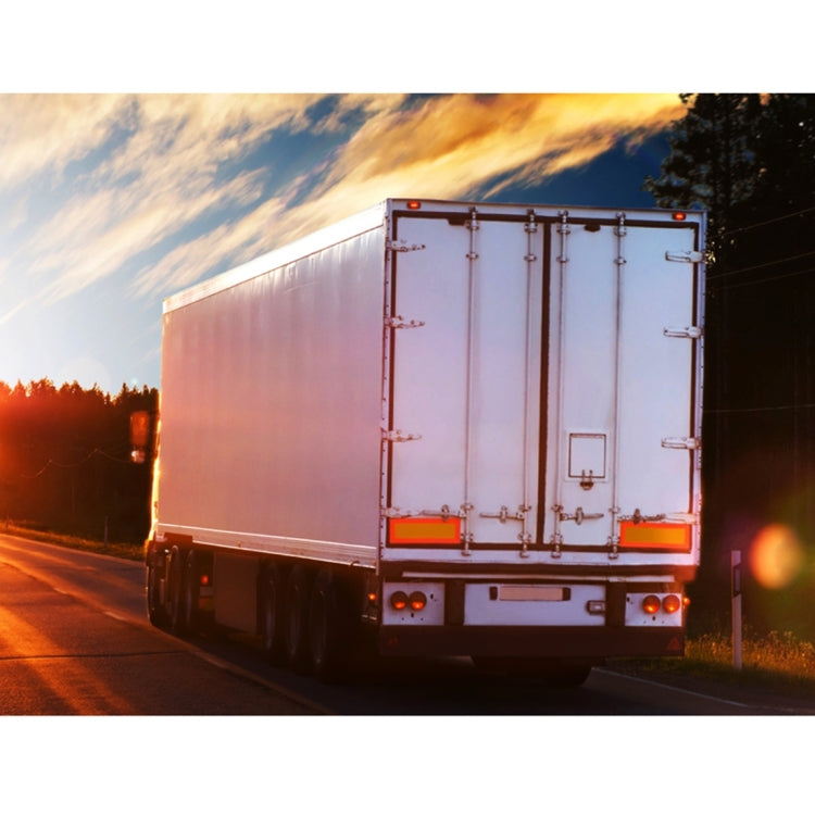 2 PCS Car Auto 55.5cm × 18.5cm Rear Warning Sign Sticker for Truck and Van