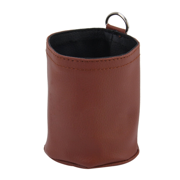 Car Auto Portable Leather Air Vent Storage Holder Carrying Bag for Phone Glass Coin Pen