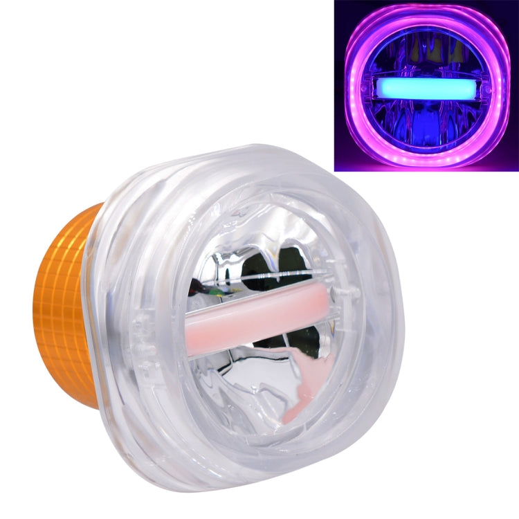Motorcycle 30W DC 12V-85V IP66 Square Jellyfish Breathable Lamp Double Aperture LED Headlight