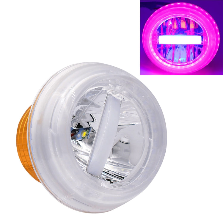 Motorcycle 30W DC 12V-85V IP66 Round Jellyfish Breathable Lamp Double Aperture LED Headlight