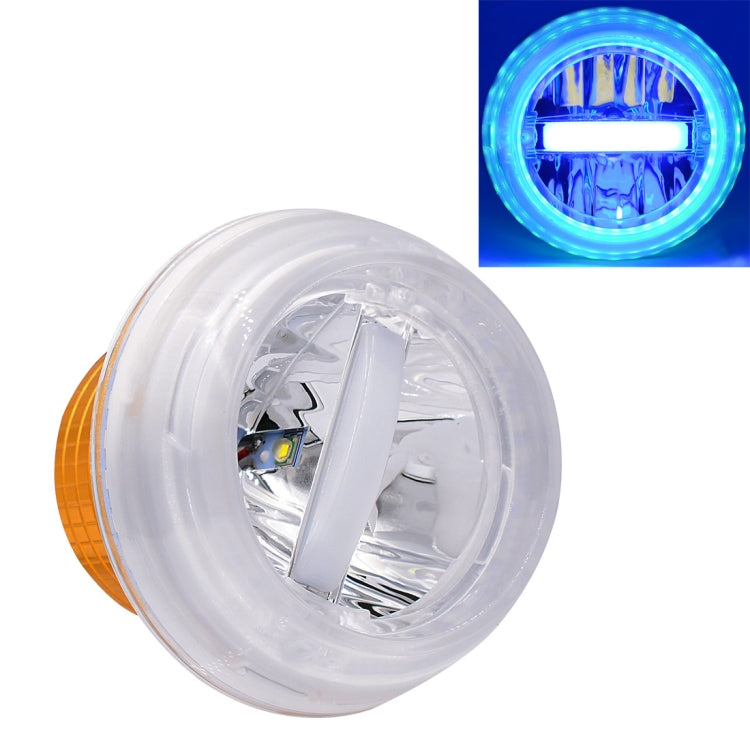 Motorcycle 30W DC 12V-85V IP66 Round Jellyfish Breathable Lamp Double Aperture LED Headlight