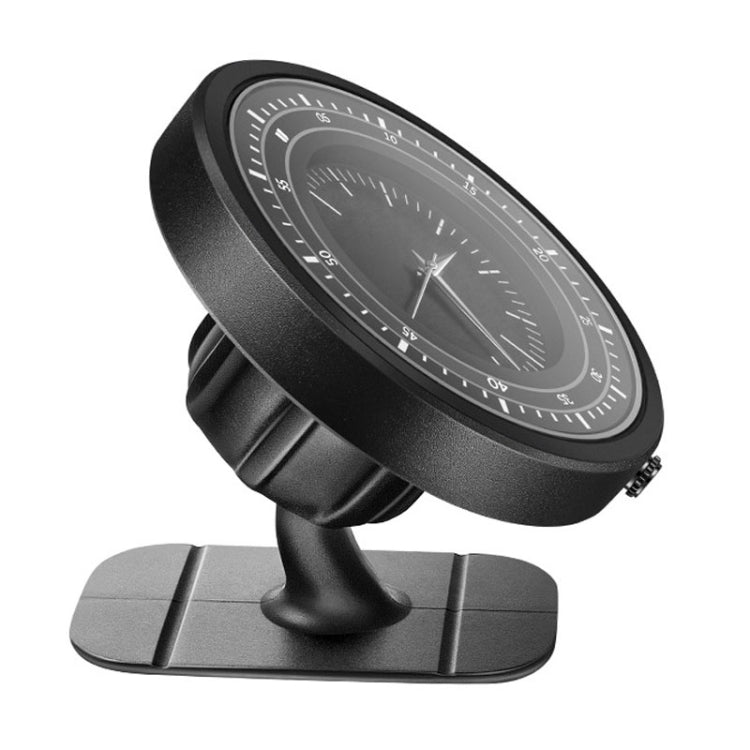 X1 Universal Car Dashboard Mount Phone Holder Clock Strong Magnetic Stand(Black)