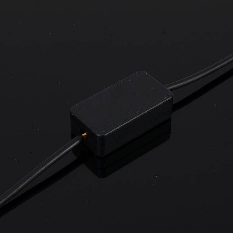 2 PCS 3W Scalable Crystal Shell Snake Shape DIY White Light + Yellow Light Car Static Lighting Crystal Water LED Lamp Light, DC 12V