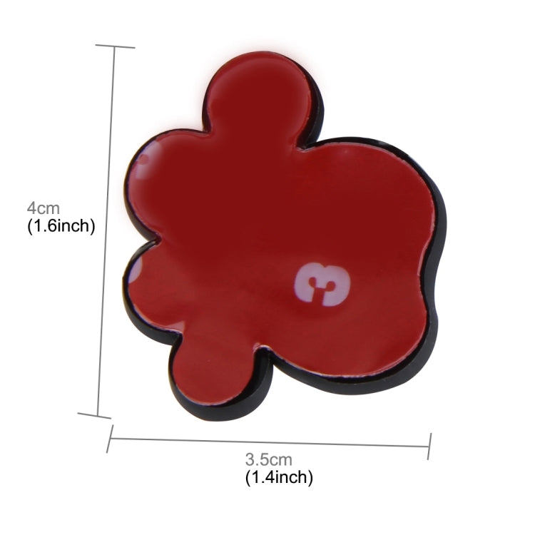 4 PCS Dog Footprint Shape Cartoon Style PVC Car Auto Protection Anti-scratch Door Guard Decorative Sticker