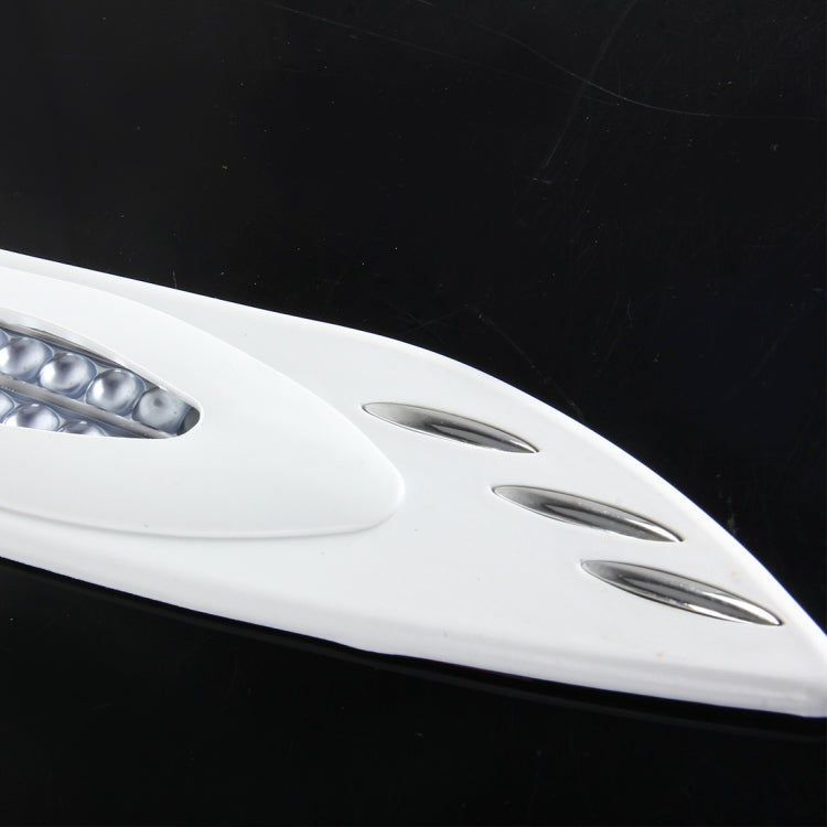 4 PCS Universal Car Auto Rubber Front Rear Body Bumper Guard Protector Strip Sticker with Reflective Warning Bead