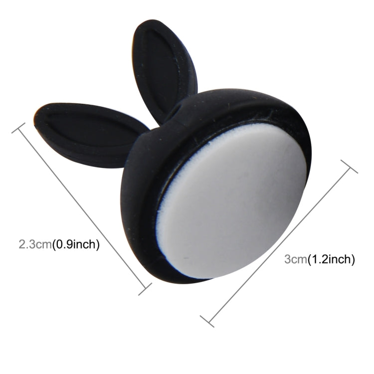 6 PCS CC-941 Rabbit Shape Single Hole Cable Clips Holder, Cable Management System and Cord Organizer Solution