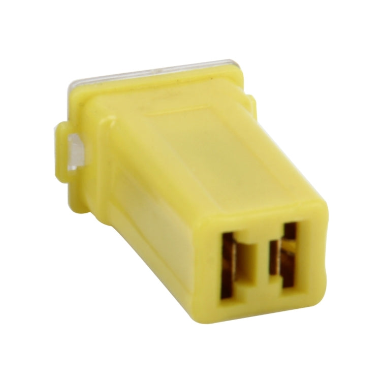 10 PCS Vehicle Car Plastic Shell Straight Female Terminal Push in Blade Cartridge PAL Fuse 60Amp 32V