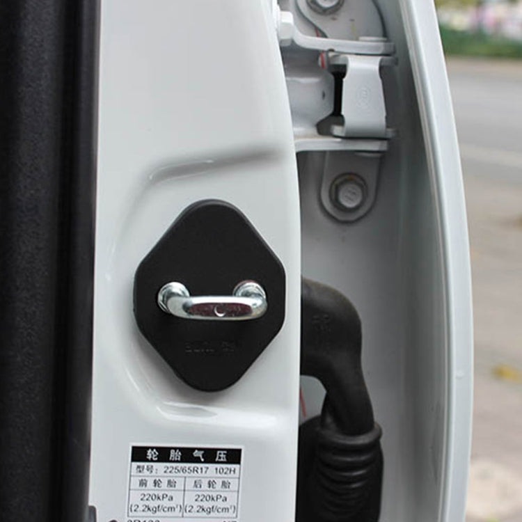 4 PCS Car Door Lock Buckle Decorated Rust Guard Protection Cover for Kia Soul K2 HYUNDAI Verna