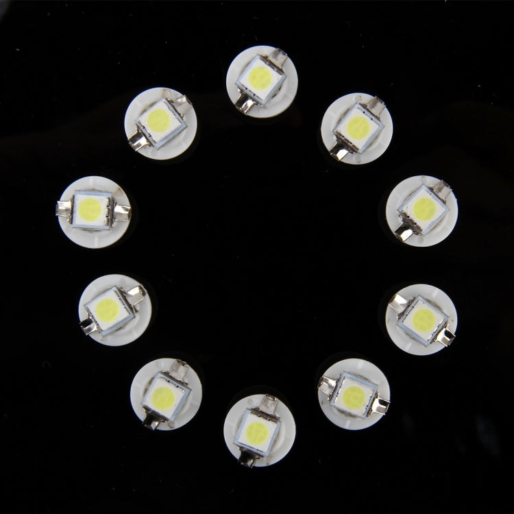 10 PCS 0.5W B8.5 Wedge Instrument Panel LED Light Dashboard Gauge Cluster Indicator Lamp Bulb