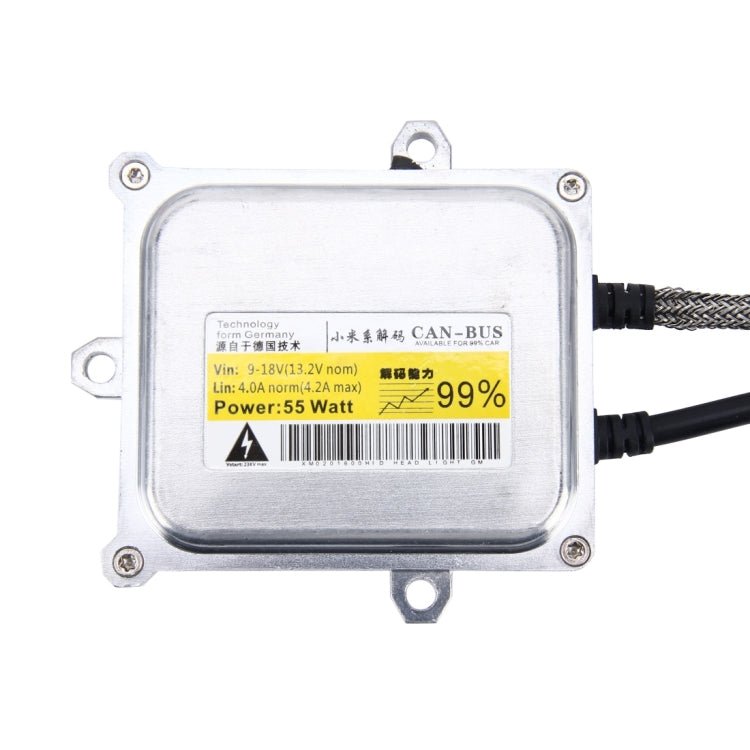Car Auto G4 Canbus Universal 55W AC9-18V Replacement Slim Quick Start HID Xenon Light Direct Current Ballast for All Bulb Base Sizes