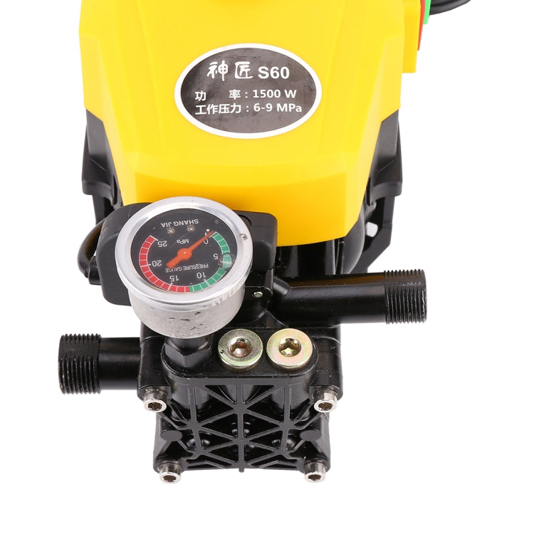 Portable Fully Automatic High Pressure Outdoor Car Washing Machine Vehicle Washing Tools, with Short Gun and 10m High Pressure Tube