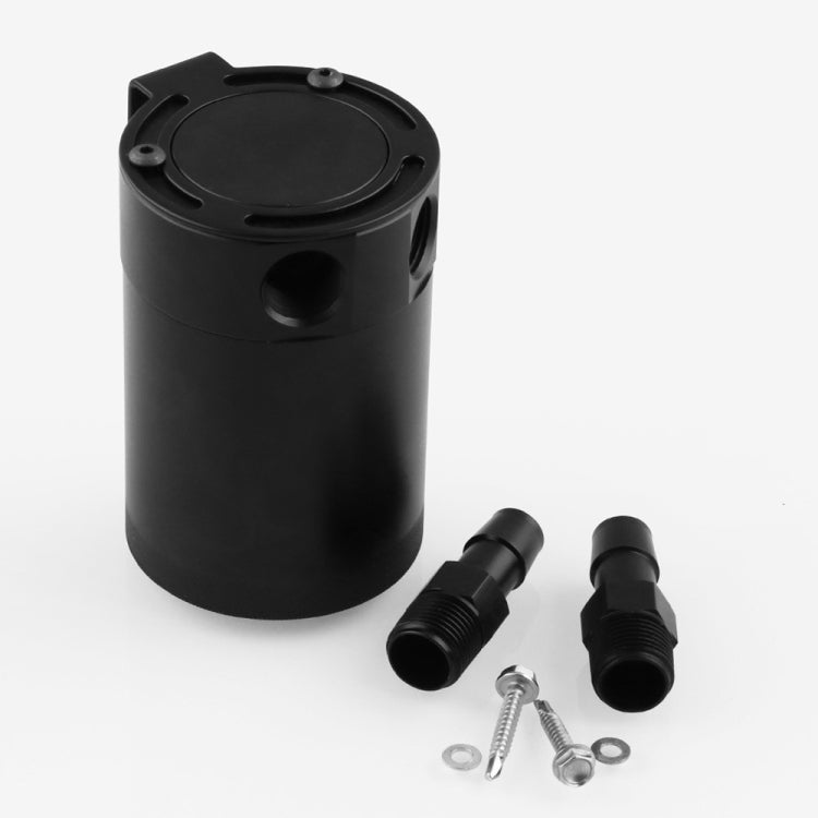 Car Universal Compact Baffled Oil Catch Can 2-Port