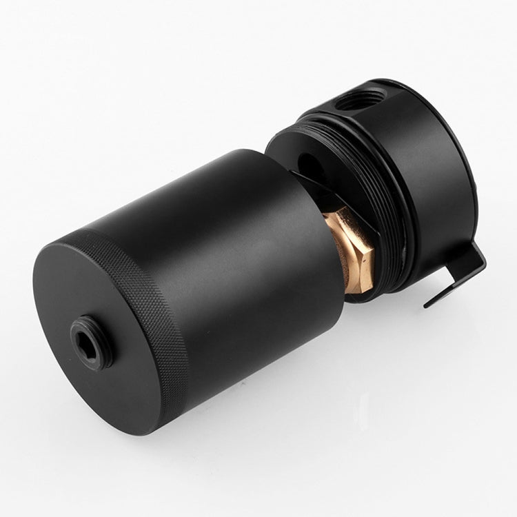 Car Universal Compact Baffled Oil Catch Can 2-Port