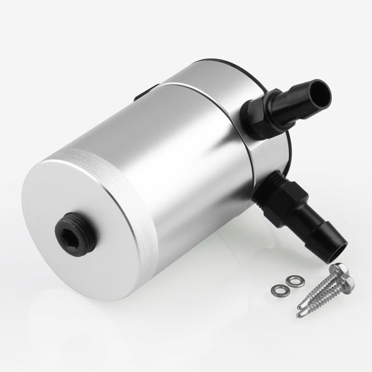 Car Universal Compact Baffled Oil Catch Can 2-Port