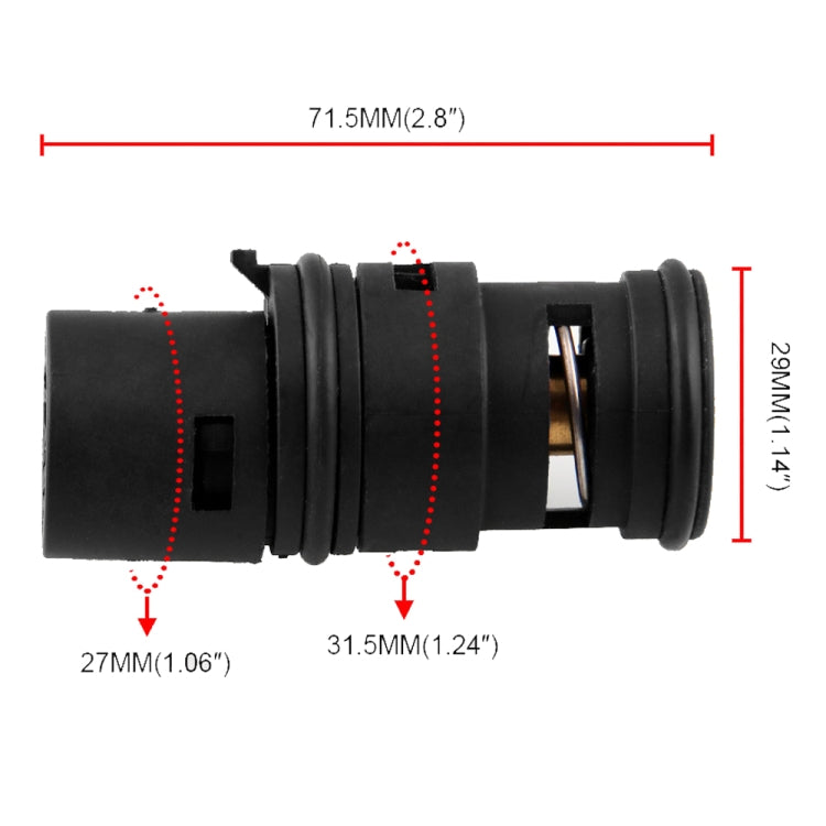 Car Oil Cooler Radiator Coolant Expansion Thermostat Tank 17111437362 for BMW E46 E53 E83 E85 E86 X3