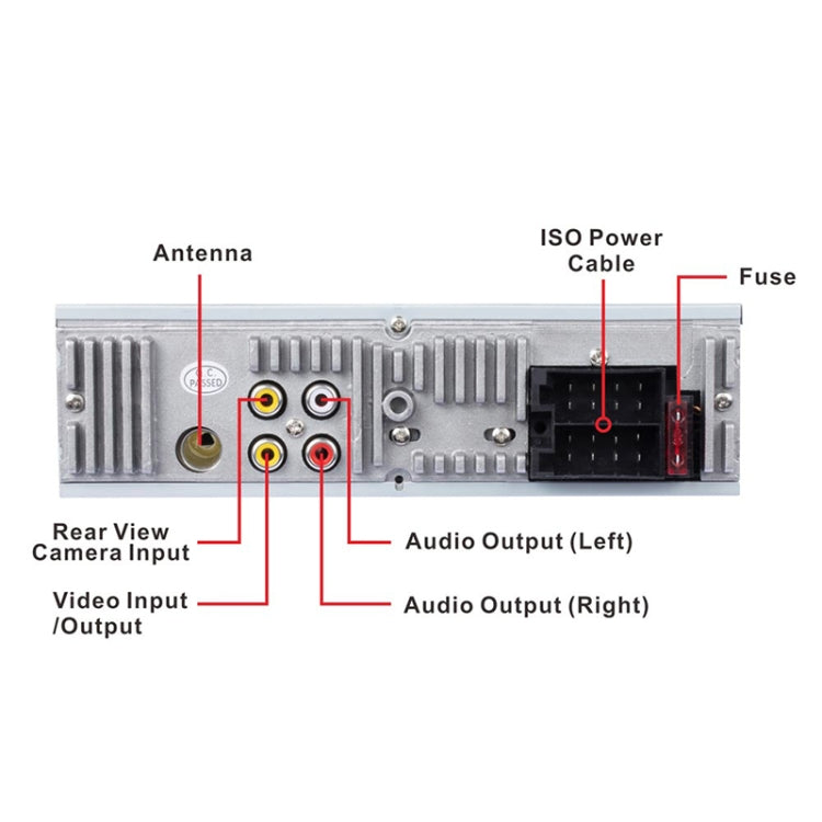 Car Touch Screen Digital FM Stereo Radio MP5 Player, Support Bluetooth Call & Music / TF Card / U-Disk
