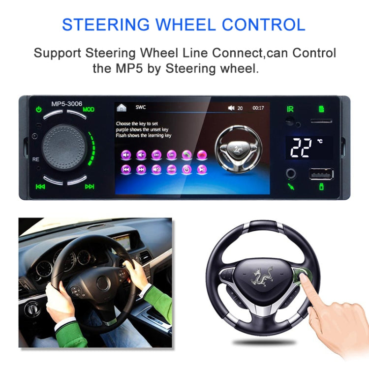 Car Touch Screen Digital FM Stereo Radio MP5 Player, Support Bluetooth Call & Music / TF Card / U-Disk