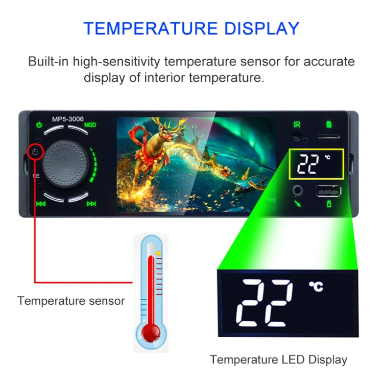 Car Touch Screen Digital FM Stereo Radio MP5 Player, Support Bluetooth Call & Music / TF Card / U-Disk