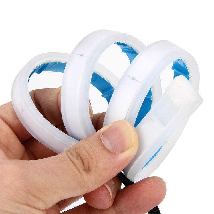 2 PCS 45cm DC12V 5W Ultra-thin Waterproof Car Auto Double Colors Turn Lights / Running Lights SMD-2835 LED Bulbs