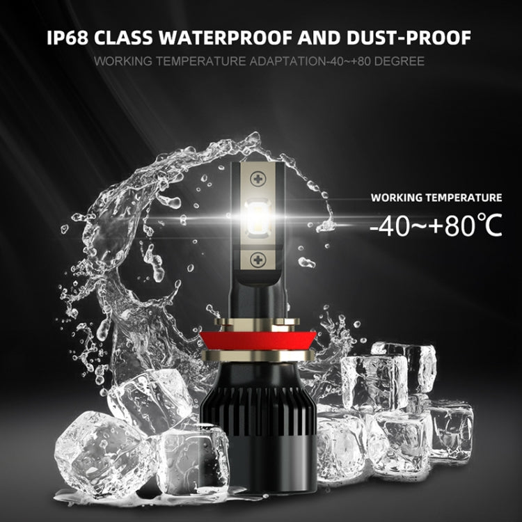 2 PCS 1905 H11 DC9-36V / 23W / 6000K / 3000LM IP68 Car LED Headlight Lamps