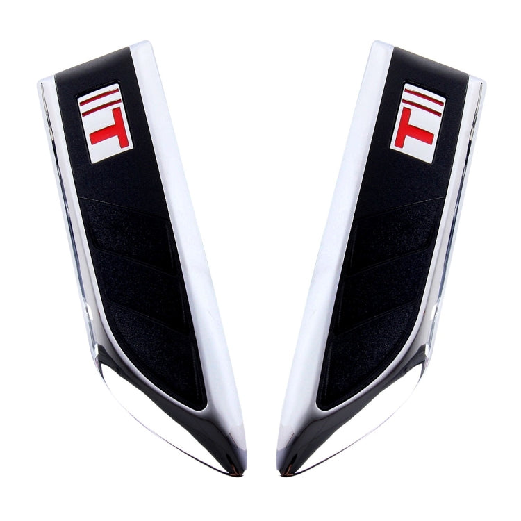 2 PCS V-618 Car Plastic Anti-collision Sticker