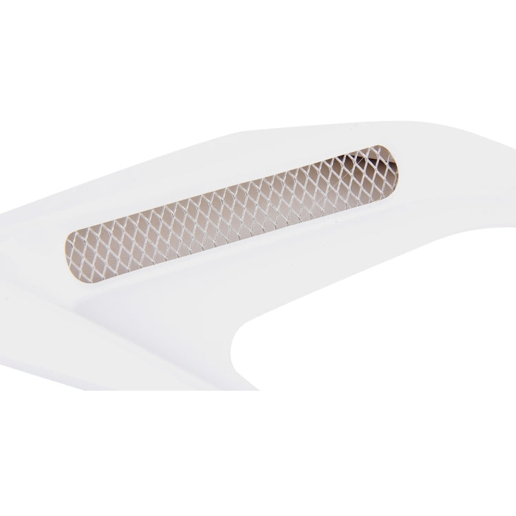 2PCS Plastic Decorative Air Flow Intake Turbo Bonnet Hood Side Vent Grille Cover With Self-adhesive Sticker