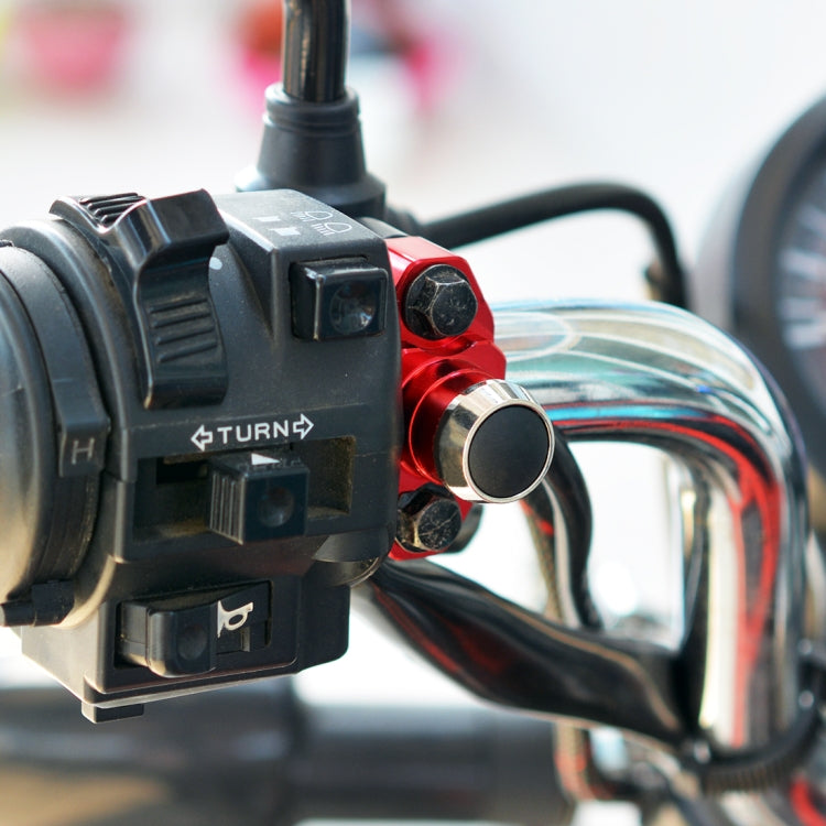 Motorbike Automatically Reset Horn Switch Scooter Motorcycle Aluminum Alloy Flameout Start Switches