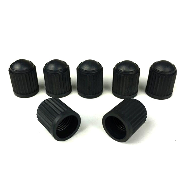 200 PCS Black Tire valve Dust Rubber Cap For Bicycle And Car, Diameter: 10mm(Black)