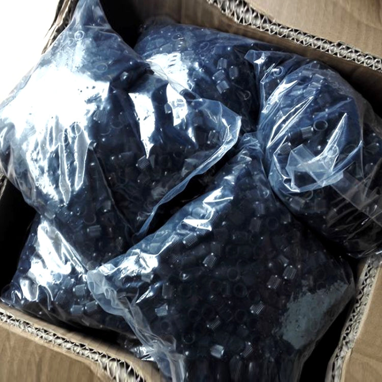 200 PCS Black Tire valve Dust Rubber Cap For Bicycle And Car, Diameter: 10mm(Black)