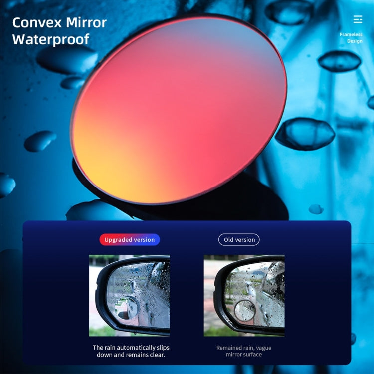 ROCK Car Rear View Reversing Round Mirror