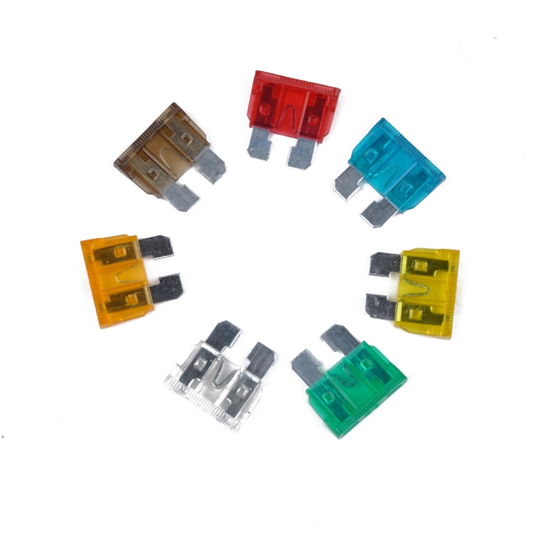 140 PCS Mix Assorted Car Motorcycle Truck Blade Fuse Set 5A 7.5A 10A 15A 20A 25A 30A